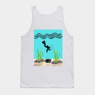 Will Dive for Cache Tank Top